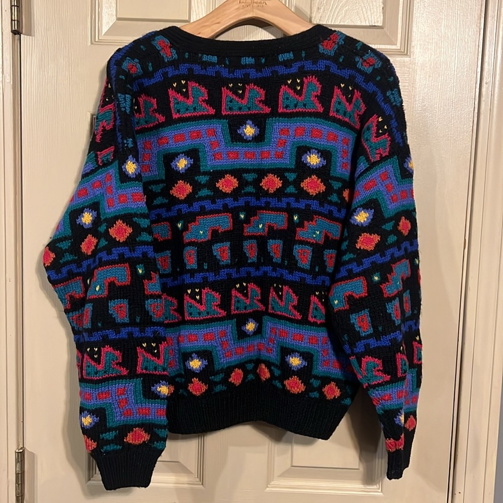 L.L. Bean vintage wool cardigan size M - Picture 5 of 6